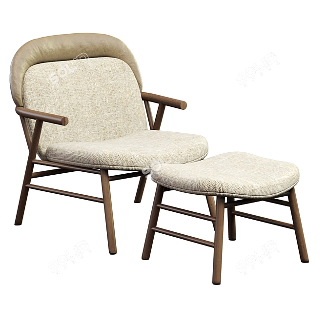 Modern Chair Morgana | Bonaldo 3D model image 3