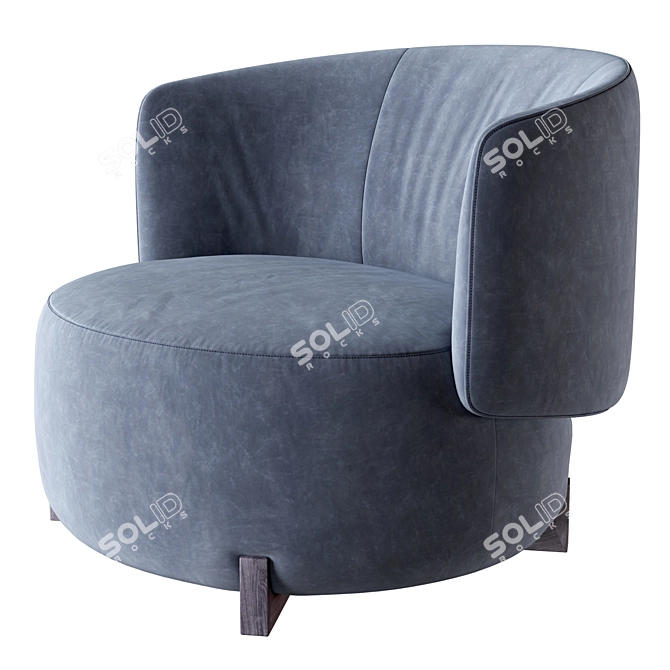 Pietboon Jane Swivel Armchair 3D model image 1