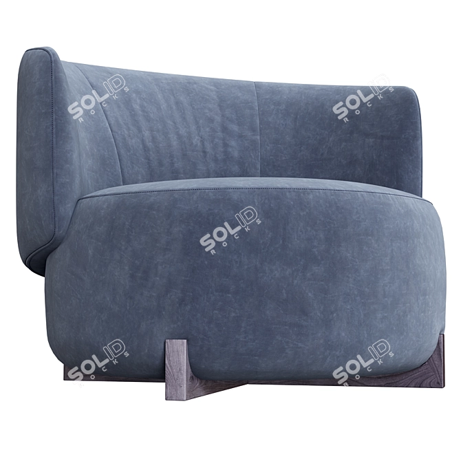 Pietboon Jane Swivel Armchair 3D model image 2