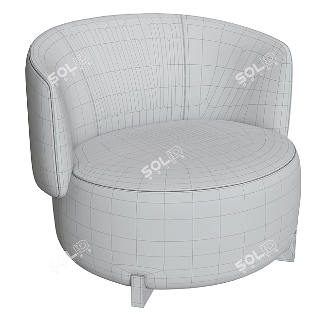 Pietboon Jane Swivel Armchair 3D model image 7