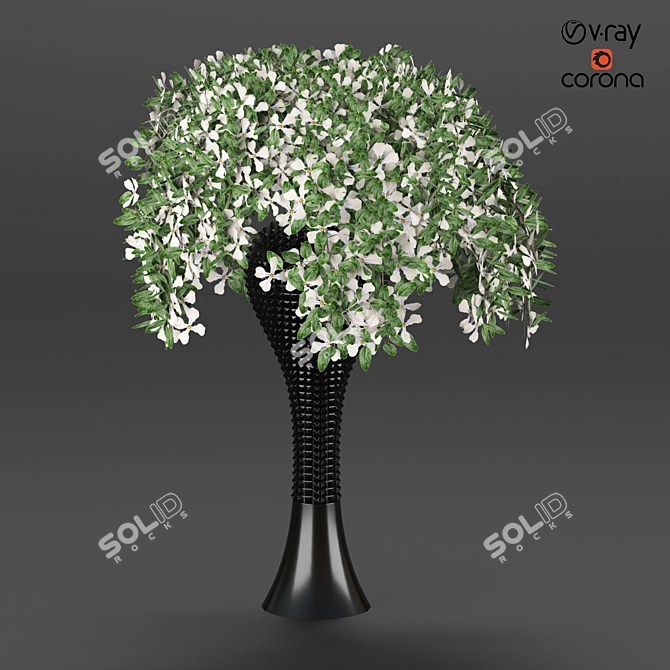 Blooming 3D Flower Model Kit 3D model image 5