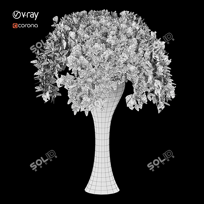 Blooming 3D Flower Model Kit 3D model image 6