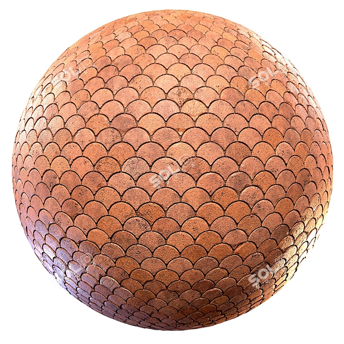 Brick Wall PBR Material Kit 3D model image 1