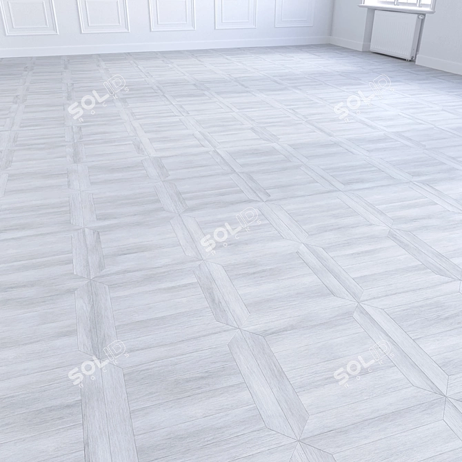 Versatile 3D Wooden Floor Model 3D model image 5