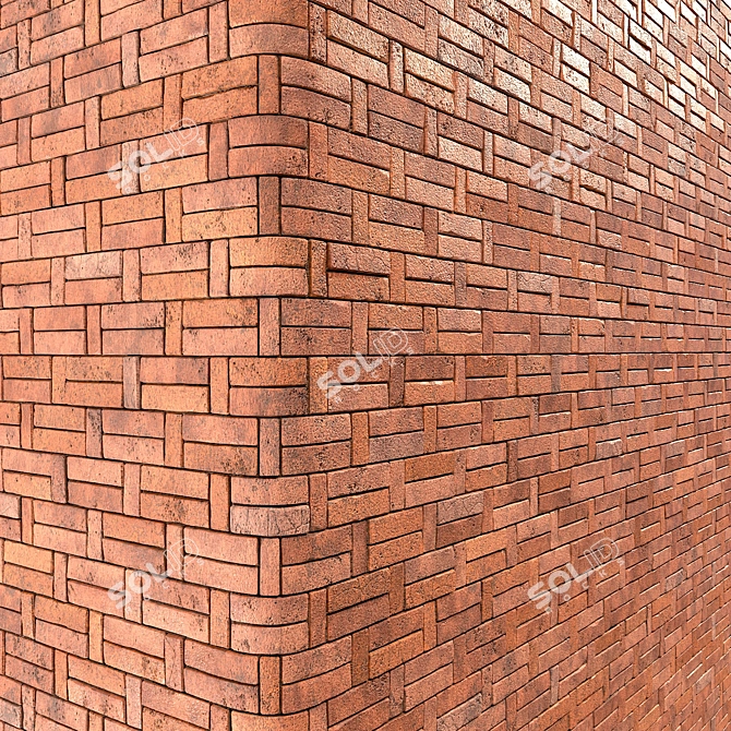 PBR Brick Material Pack - High Detail 3D model image 4