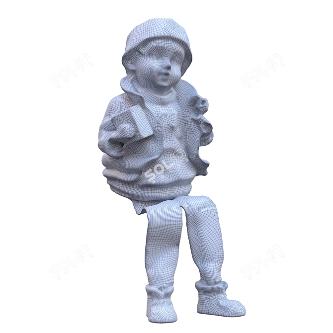 Elegant Decor Toy 001 3D model image 2