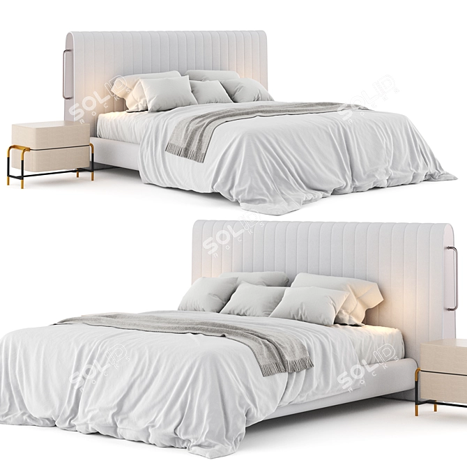 Contemporary River Bed Collection 3D model image 1