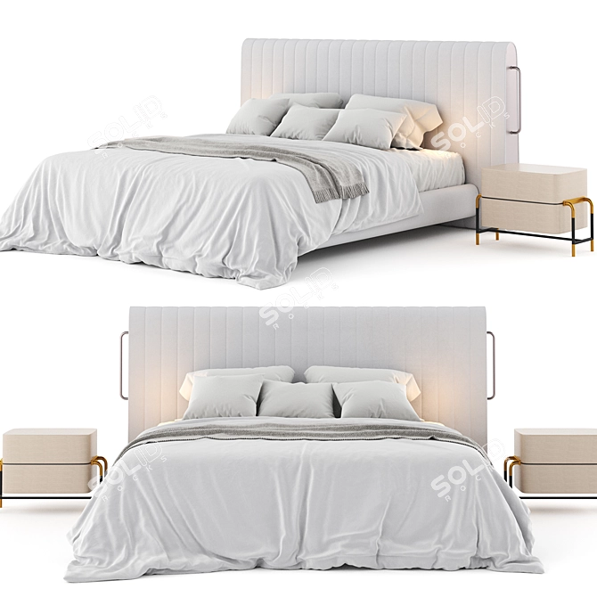 Contemporary River Bed Collection 3D model image 2