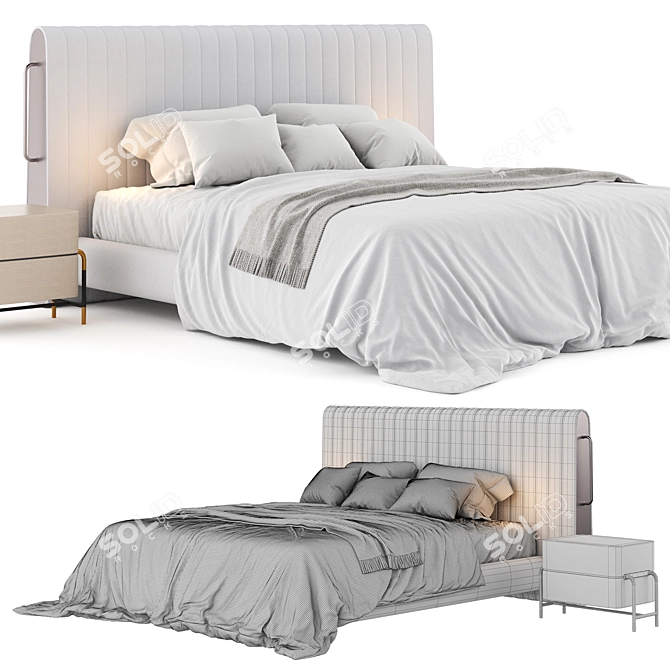 Contemporary River Bed Collection 3D model image 4