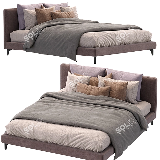 Meridiani Stone Up Bed Model 3D model image 5