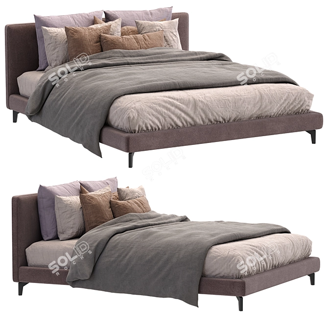 Meridiani Stone Up Bed Model 3D model image 7