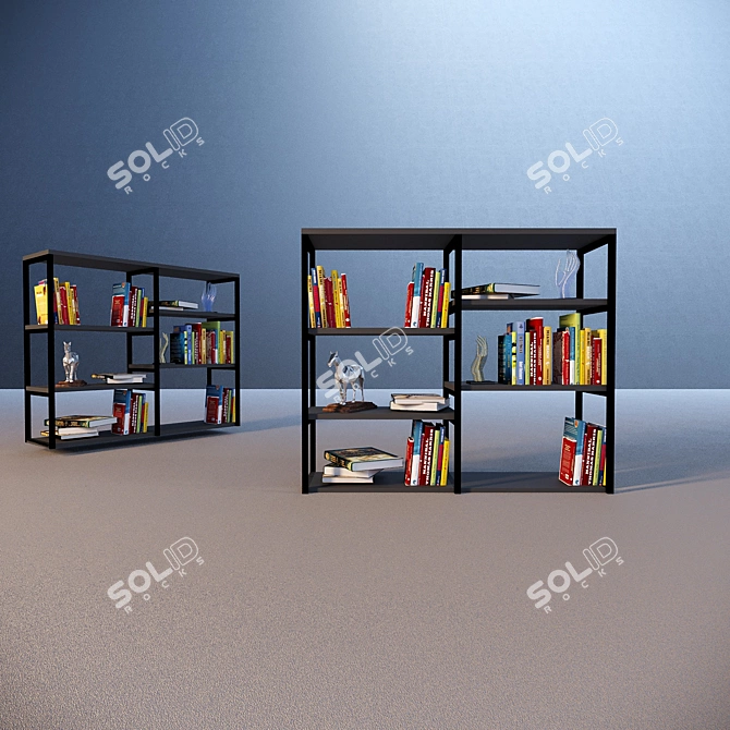 Decorated Furniture Composition 3D model image 1