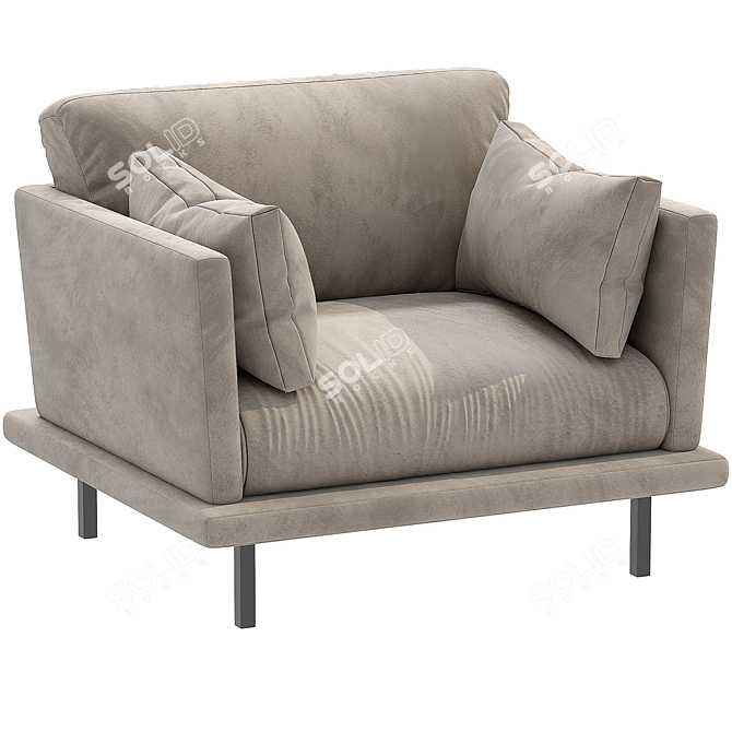 Modern Alfinosa Kreslo 2017 Chair 3D model image 1