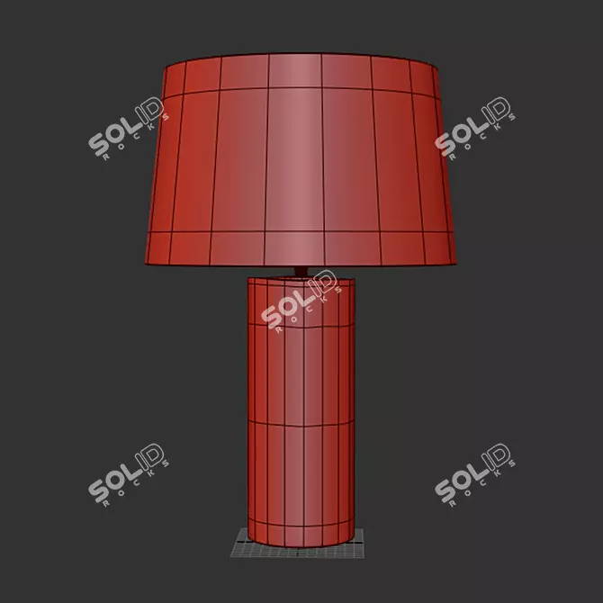 Bohemian Crystal Ice Texture Lamp 3D model image 17