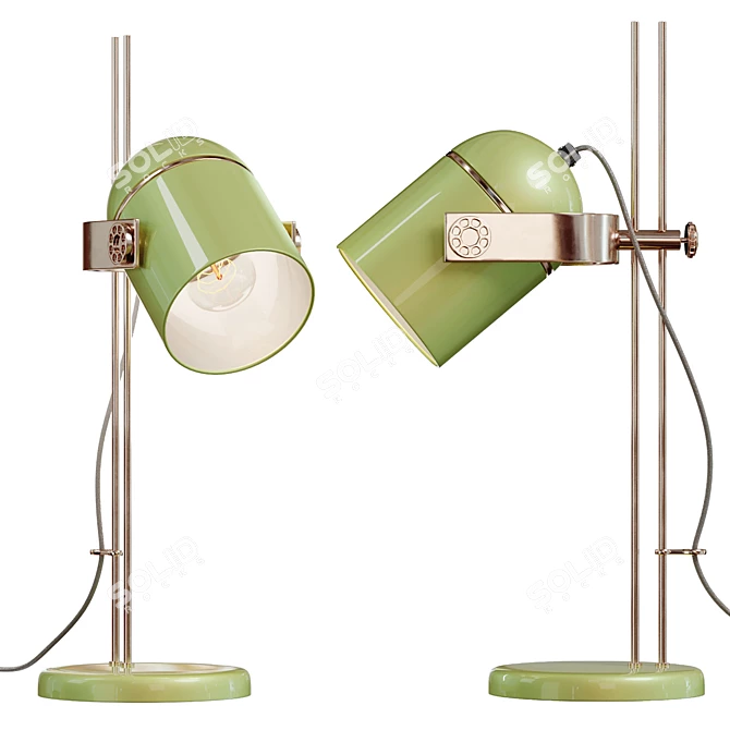 Vintage Indra Stanislav Desk Lamp 3D model image 1