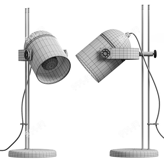 Vintage Indra Stanislav Desk Lamp 3D model image 4