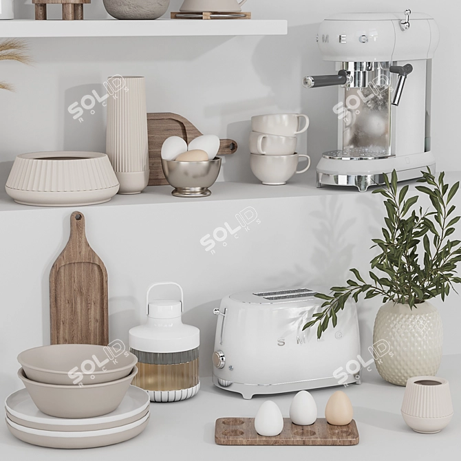 High-Quality Kitchen 3D Models 3D model image 6