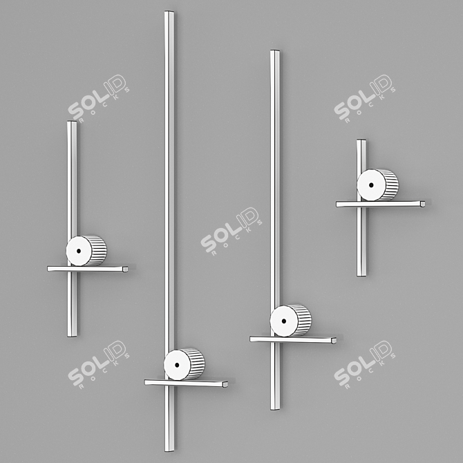 STICH LED Wall Light Fixture 3D model image 3