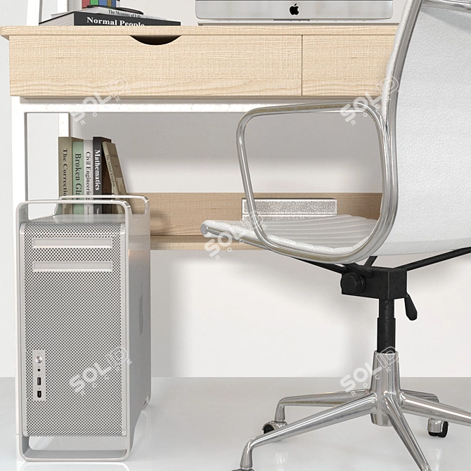 Dimensional Office Objects Kit 3D model image 6