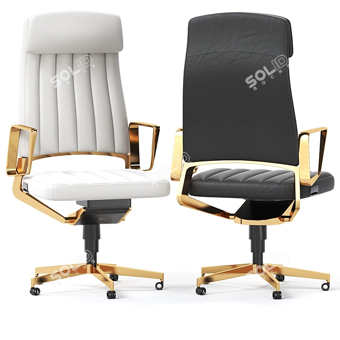 Vintage Swivel Chair 2015 Model 3D model image 3