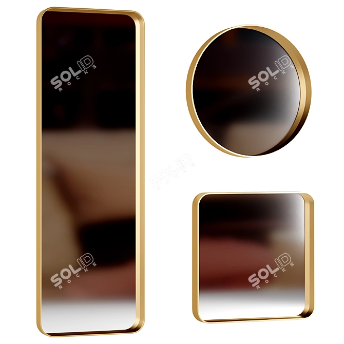 Modern ClassiCon Cypris Mirror Set 3D model image 1
