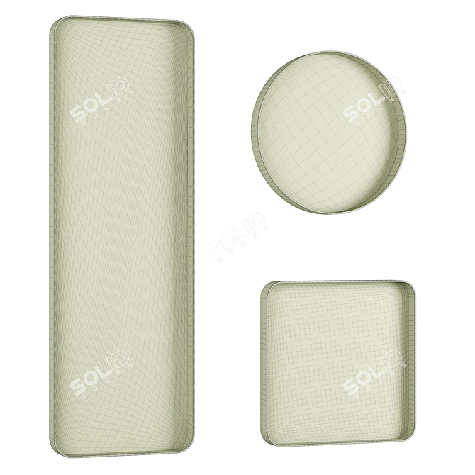 Modern ClassiCon Cypris Mirror Set 3D model image 2