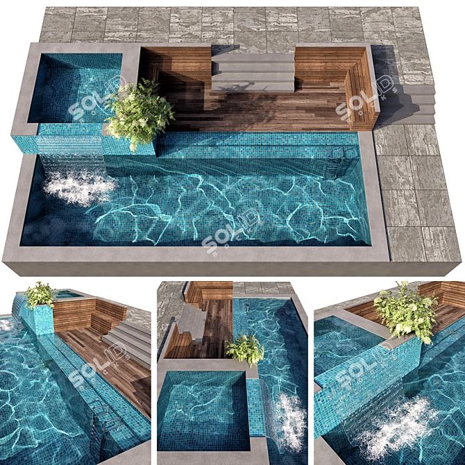 Title: Dynamic Water Visualization Solution 3D model image 2