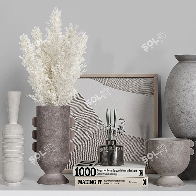 Quality Decor Set VOL040 3D model image 3