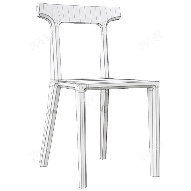  Wewood Orca Chair: Contemporary Elegance 3D model image 5