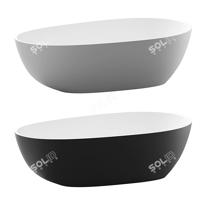 Benedini Associati Bathtub Spoon M 3D model image 4