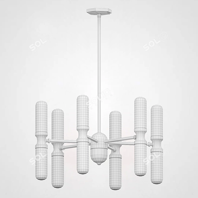 Camilla Ceiling Chandelier L12 3D model image 5