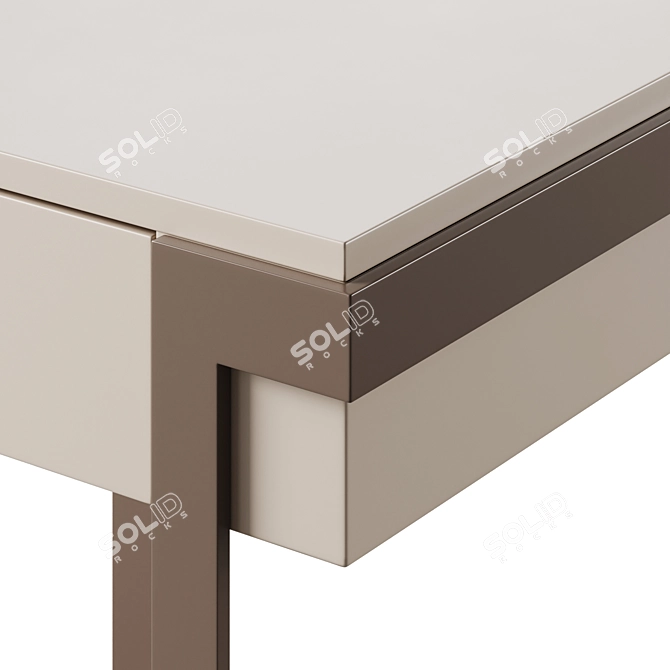 Avenue Bedside Table 1 Drawer 3D model image 3