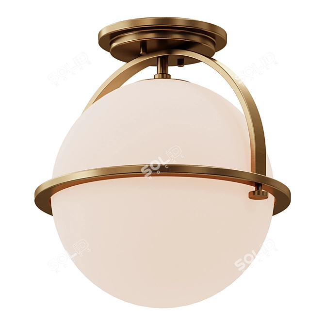 Elegant APOGEE Ceiling Light Fixture 3D model image 1