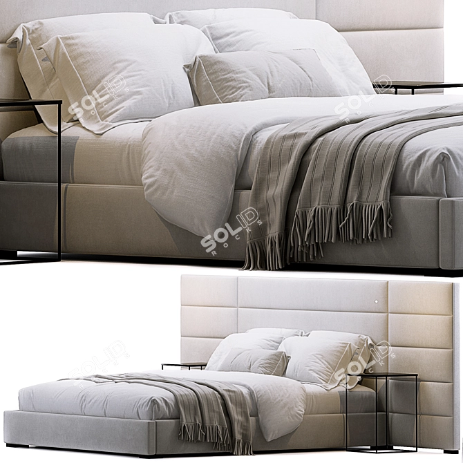 Modena Bed by Restoration Hardware 3D model image 1