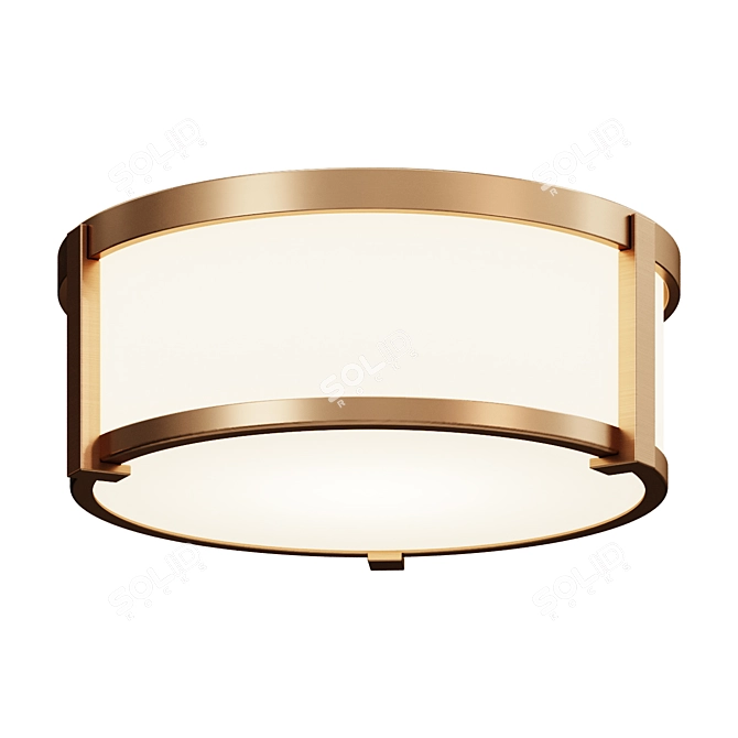 Glamourous LENORA Ceiling Light 3D model image 1