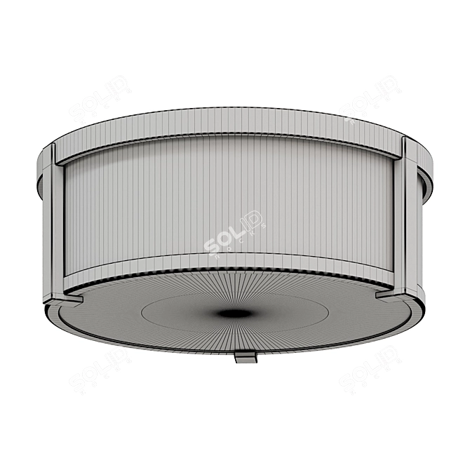 Glamourous LENORA Ceiling Light 3D model image 2