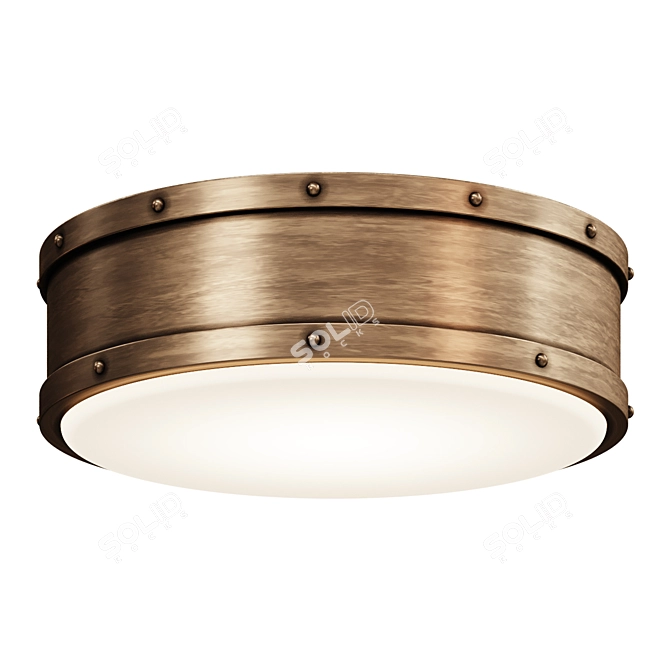 Elegant ARLEIGH Ceiling Light 3D model image 1