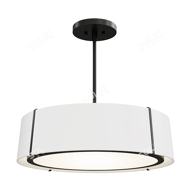 Galactic Convertible Ceiling Light 3D model image 1