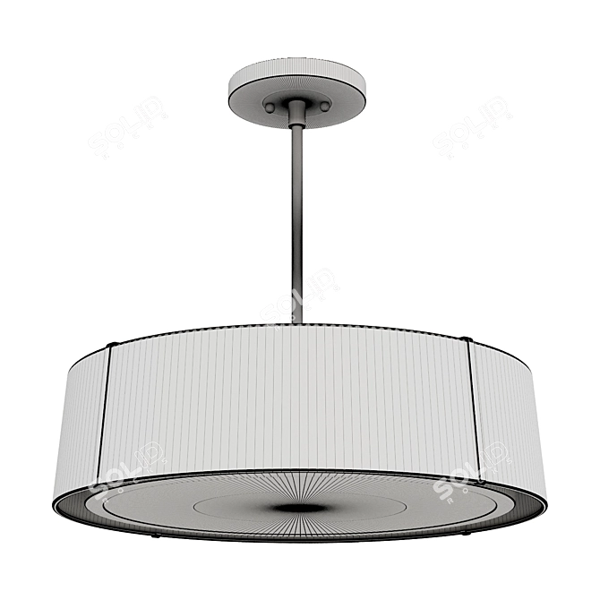 Galactic Convertible Ceiling Light 3D model image 2