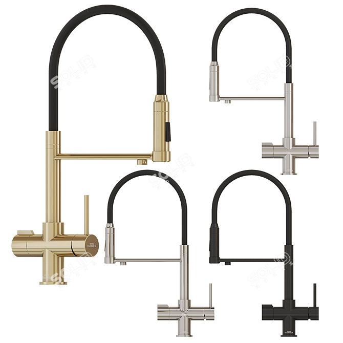 ZorG Steel Hammer 2003 Mixer 3D model image 1