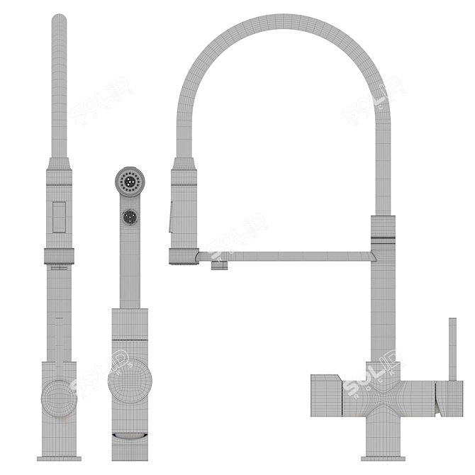 ZorG Steel Hammer 2003 Mixer 3D model image 4