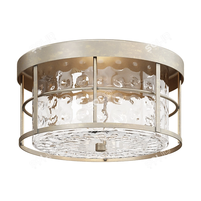 Coastal Cottage Ceiling Light Fixture 3D model image 1