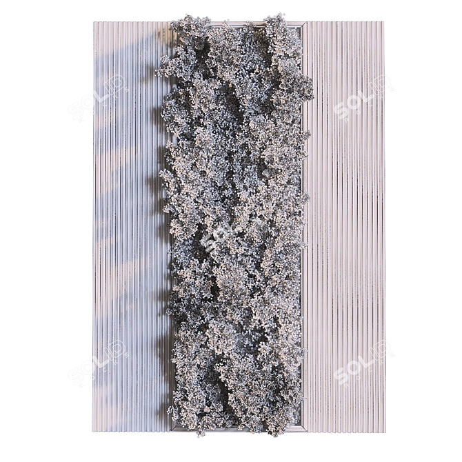 Modern Interior Vertical Plant Set 3D model image 6