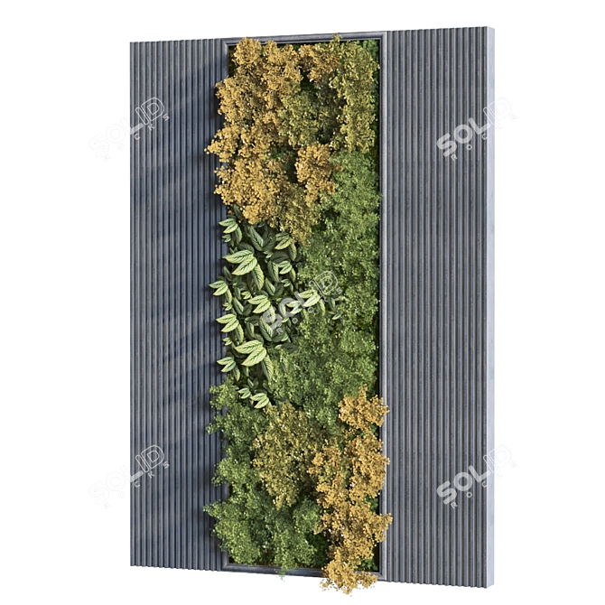 Modern Vertical Plant Set 313 3D model image 5