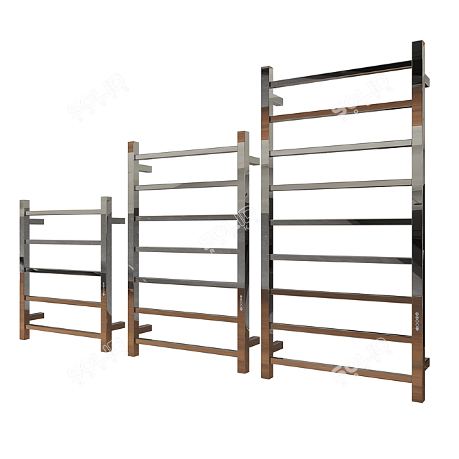 Premium LED Towel Warmer 3D model image 3