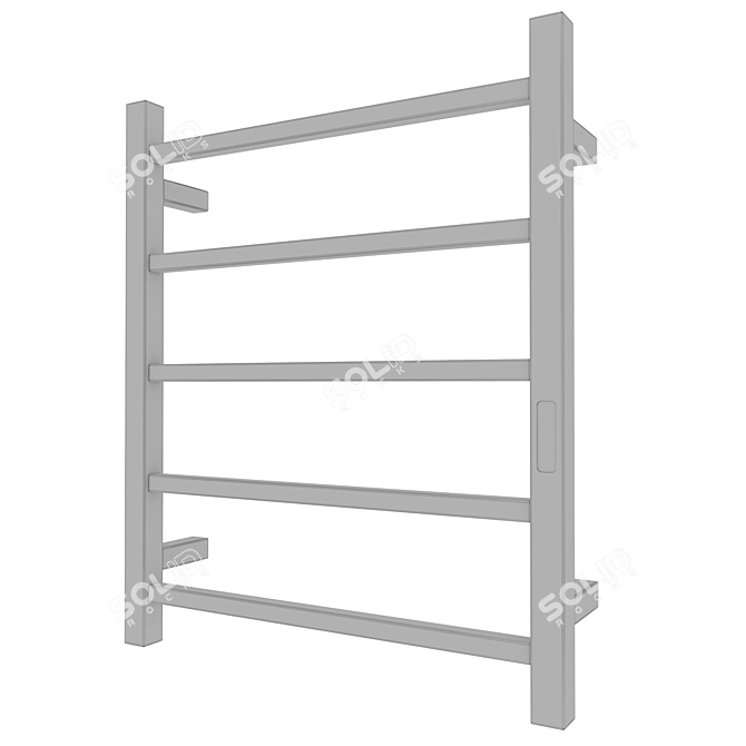 Premium LED Towel Warmer 3D model image 6