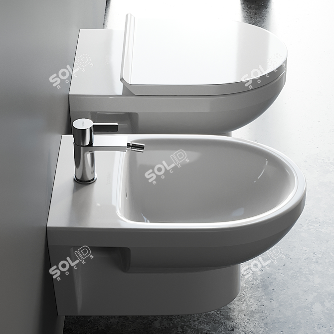 2022 No.1 Wall-Hung Toilet-Bidet 3D model image 2