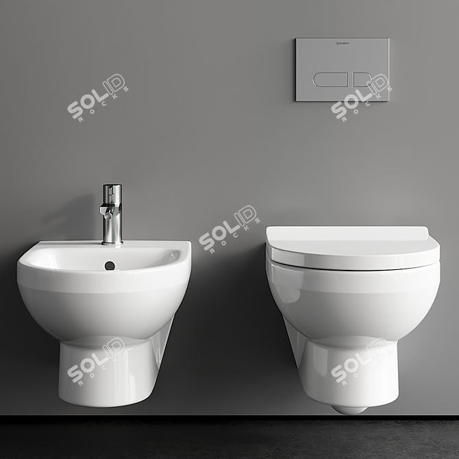 2022 No.1 Wall-Hung Toilet-Bidet 3D model image 4