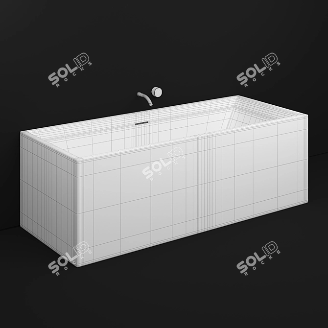 Corian Nic Vasca Pool 170x70x57h 3D model image 2