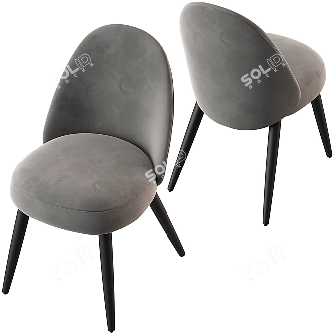 Modern Identities Chair: Elegant Design 3D model image 2